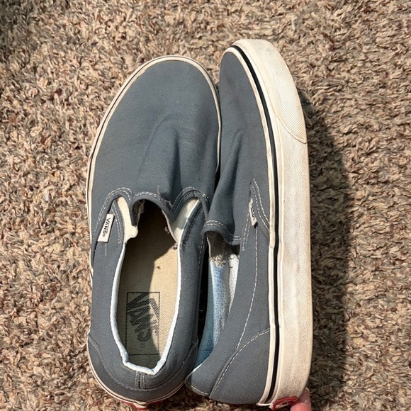 Women’s Vans Classic Slip-On blue/gray in color Canvas - Picture 2 of 5